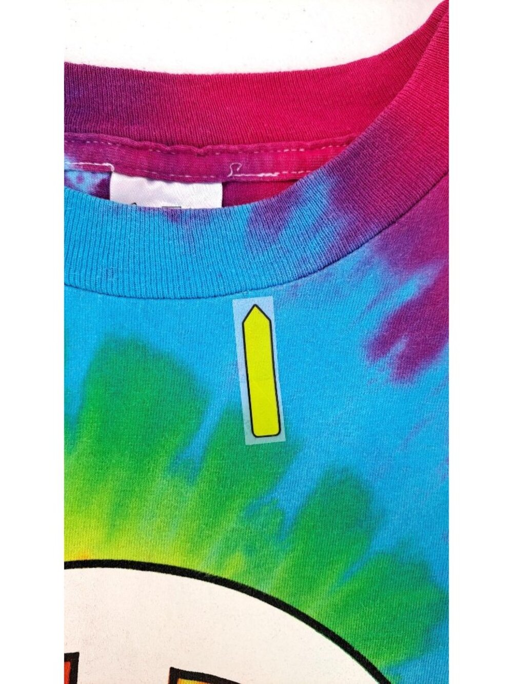 Vintage Joe's Crab Shack Tie-Dye Peace Love Crabs T-Shirt Men Large Kansas City - Picture 9 of 9